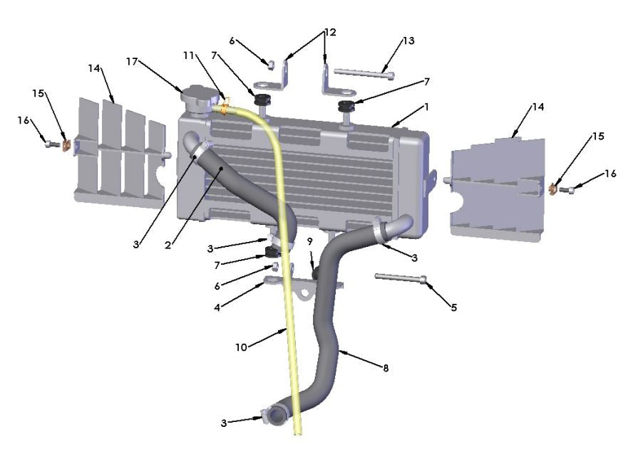 2021 Cobra CX50 P3 - COOLING SYSTEM