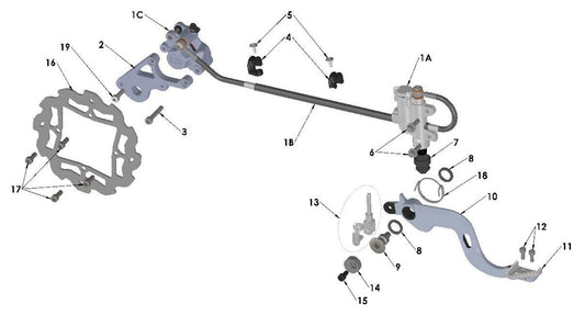2021 Cobra CX65 - BRAKE - REAR