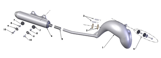 2018 Cobra CX50 P3 - EXHAUST SYSTEM