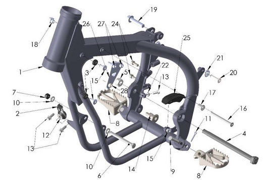 2022 Cobra CX50 SRX FWE - FRAME