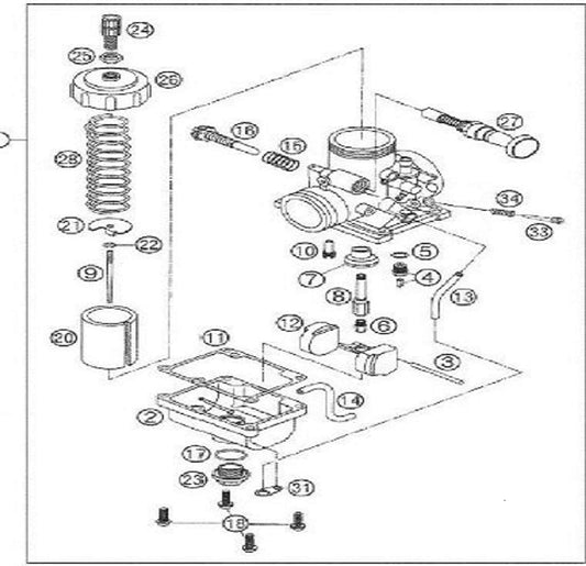 2022 Cobra CX65 - CARBURETOR