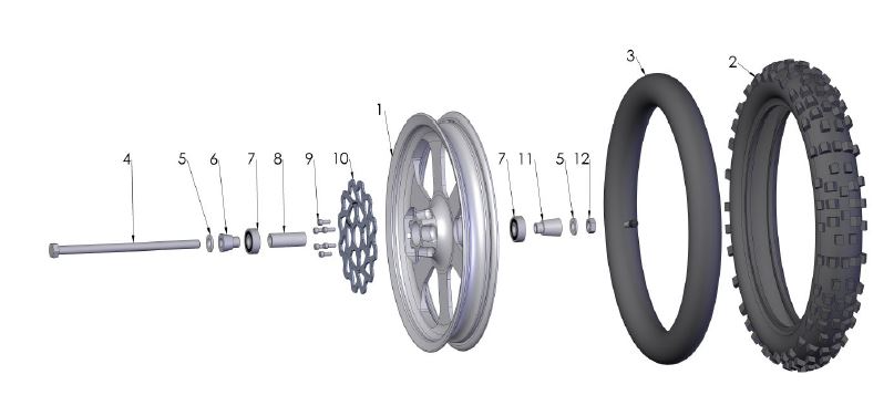 2017 Cobra CX50 FWE - WHEEL - FRONT