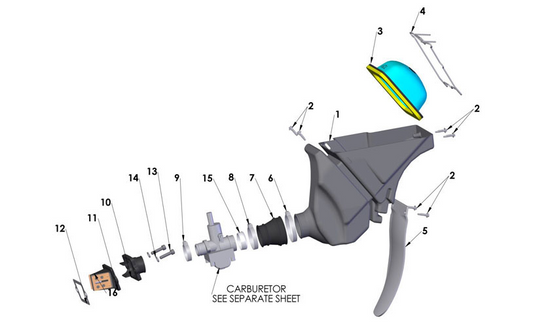 2018 Cobra CX50 FWE - AIRBOX & INLET SYSTEM