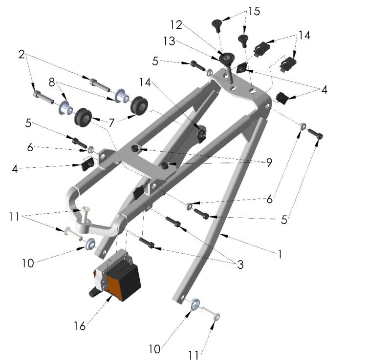 2022 Cobra CX50 SRX FWE - SUBFRAME