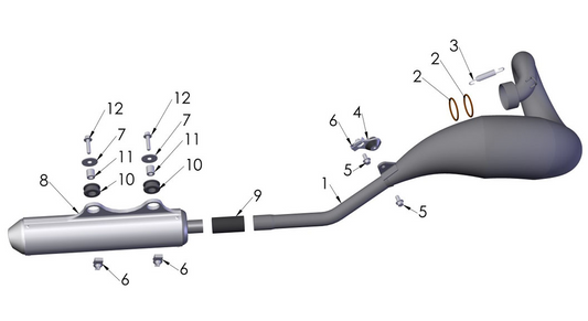 2018 Cobra CX50 FWE - EXHAUST SYSTEM
