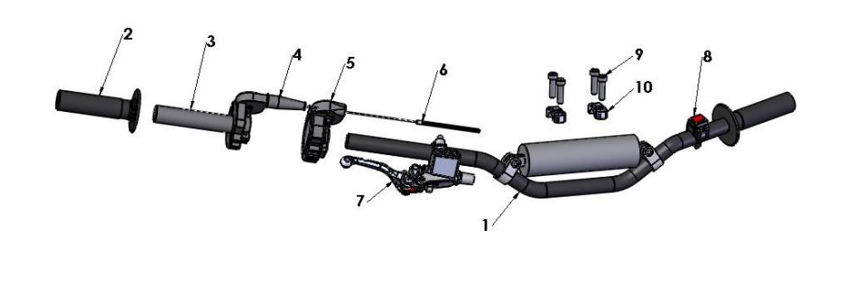 2020 Cobra CX50 JR - HANDLEBARS & CONTROLS