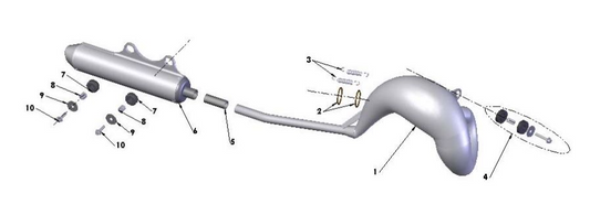 2021 Cobra CX50 JR - EXHAUST SYSTEM