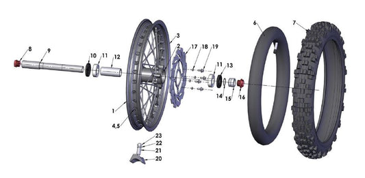 2017 Cobra CX65 - WHEEL - FRONT