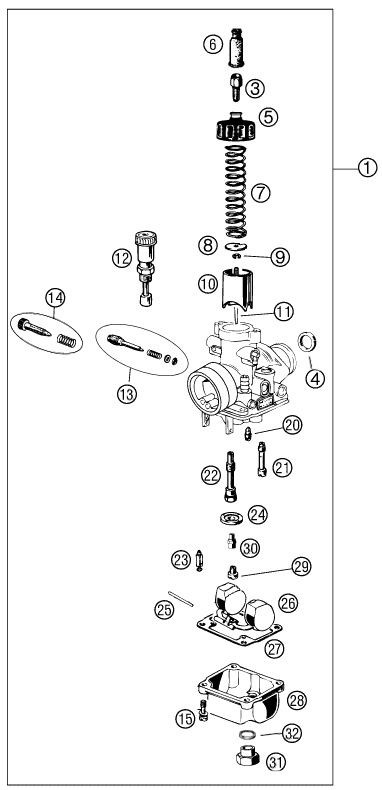 2017 Cobra CX50 P3 - CARBURETOR
