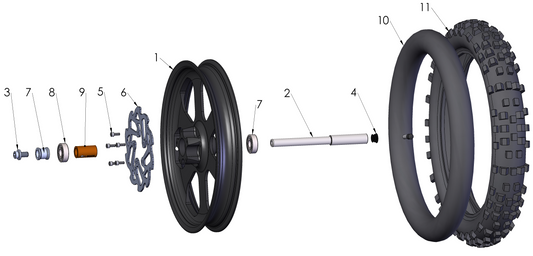 2018 Cobra CX50 FWE - WHEEL - FRONT