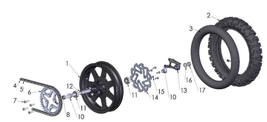 2021 Cobra CX50 P3 - WHEEL - REAR