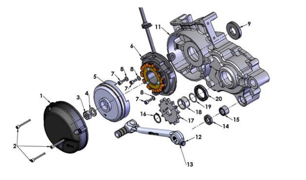 2021 Cobra CX65 - EXTERNAL PARTS LEFT SIDE – NSC Motosports