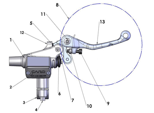 2017 Cobra CX65 - BRAKE - FRONT MASTER CYLINDER