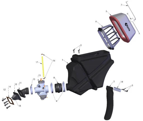 2021 COBRA CX65 - AIRBOX & INLET SYSTEM