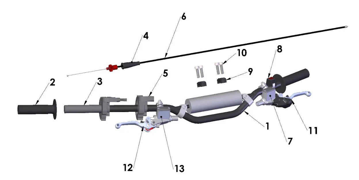 2024 COBRA CX65 - HANDLEBARS & CONTROLS