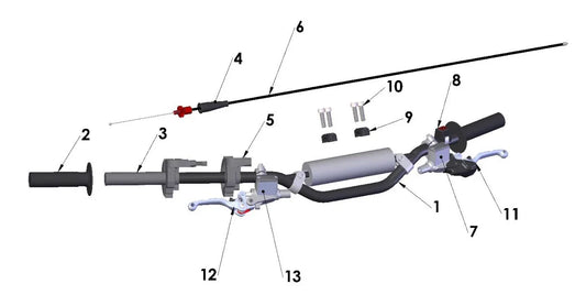 2024 COBRA CX65 - HANDLEBARS & CONTROLS