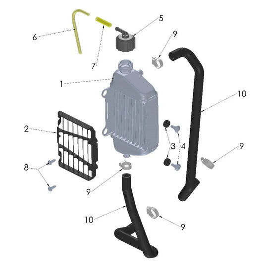 2023 - 2025 COBRA CX50 - COOLING SYSTEM (CX5E)