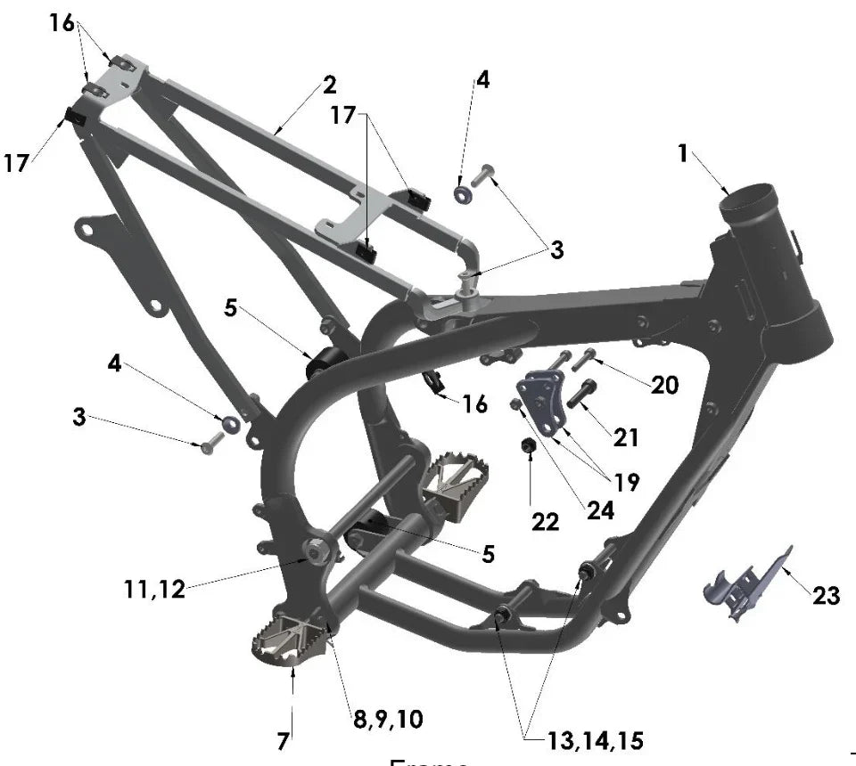 2022-2023 COBRA CX65 - FRAME