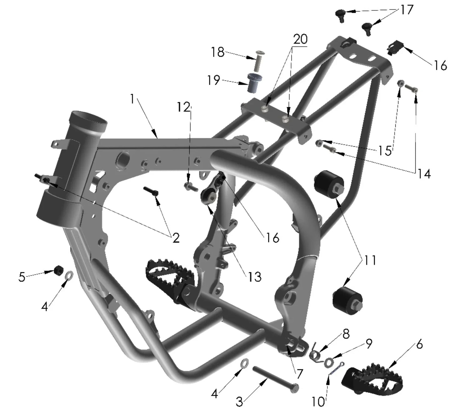 2025 COBRA CX50 - FRAME (JR)