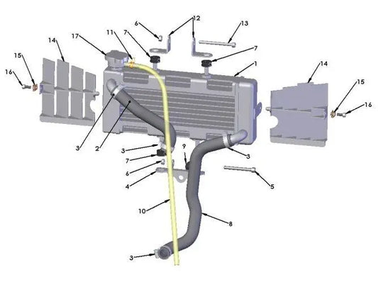 2022-2024 COBRA CX50 JR - COOLING SYSTEM