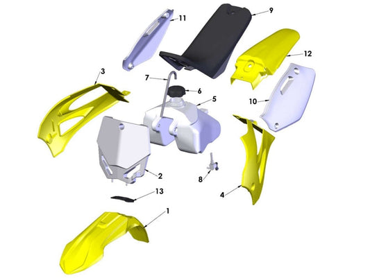 2022 COBRA CX50 P3 - PLASTICS & SEAT