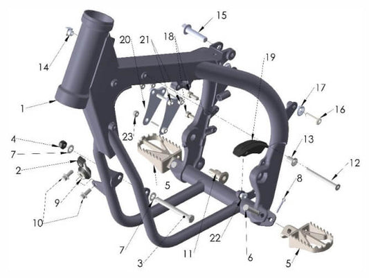 2024-2025 COBRA CX50 FWE - FRAME