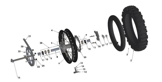 2021 Cobra CX65 - WHEEL - REAR