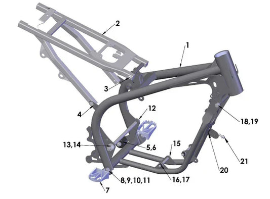 2021 COBRA CX65 - FRAME