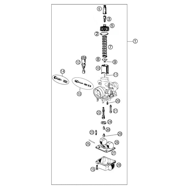 2017 - 2024 COBRA CX50SRX FWE - CARBURETOR
